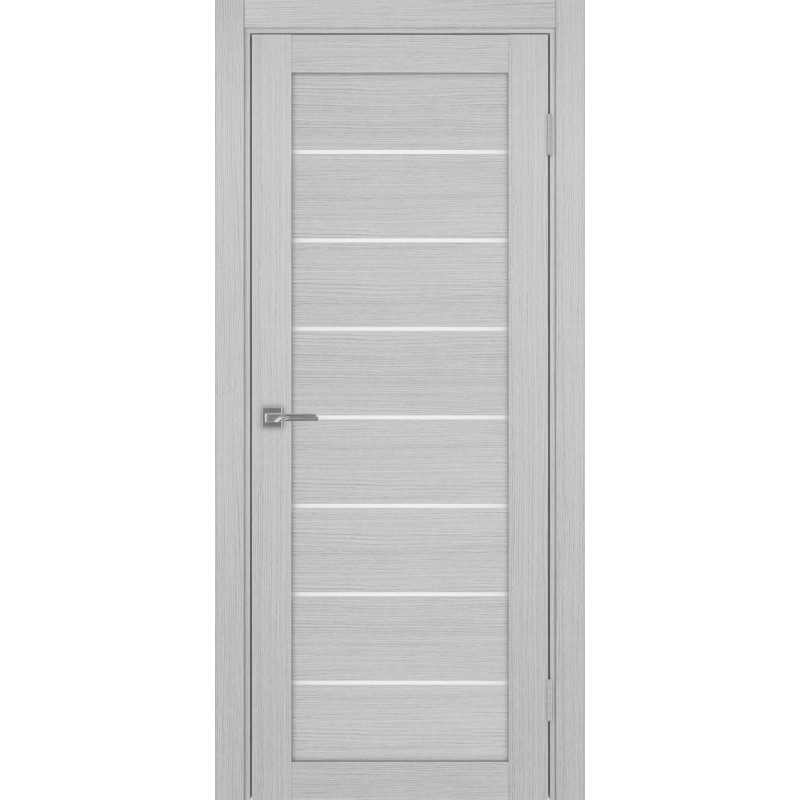 Межкомнатная дверь Турин 508.12, цвет Дуб Серый FL стекло Мателюкс, размер 80*200 см.