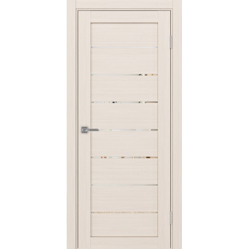 Турин 508.12, цвет Ясень перламутровый стекло Зеркало, размер 80*200 см.