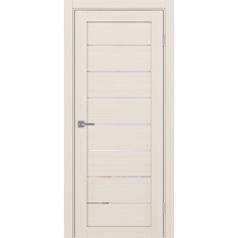 Межкомнатная дверь Турин 508.12, цвет ясень перламутровый, заполнение Прозрачное, размер 200*80 см.