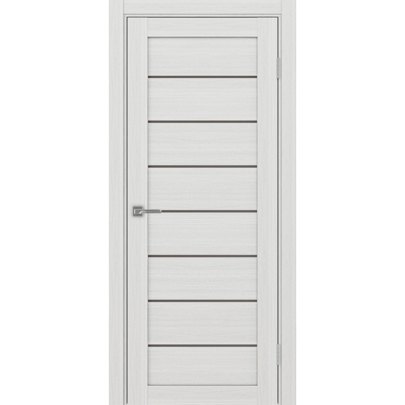 Межкомнатная дверь Турин 508.12, цвет Ясень серебристый Бронза матовое, размер 80*200 см.