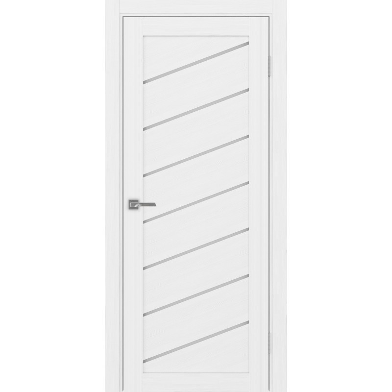 Межкомнатная дверь Турин 508У.112, цвет белый лёд, заполнение Мателюкс, размер 200*80 см.