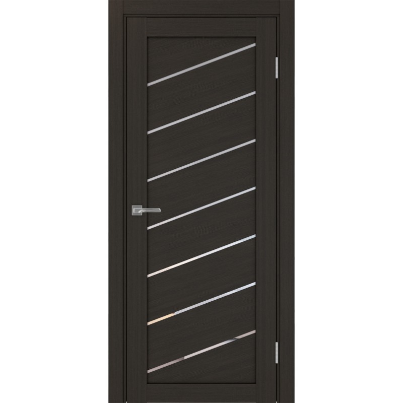 Межкомнатная дверь Турин 508У.112, цвет венге FL, заполнение Прозрачное, размер 200*80 см.