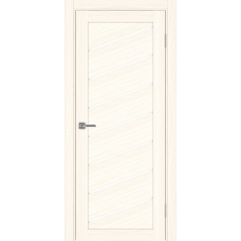 Межкомнатная дверь Турин 508У.112, цвет ясень светлый, заполнение LACбелый, размер 200*80 см.