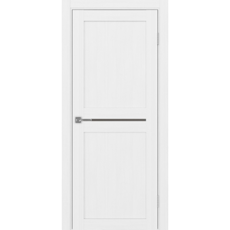 Межкомнатная дверь Турин 520.121, цвет белый лёд, заполнение Пунта бронзовое, размер 200*80 см.