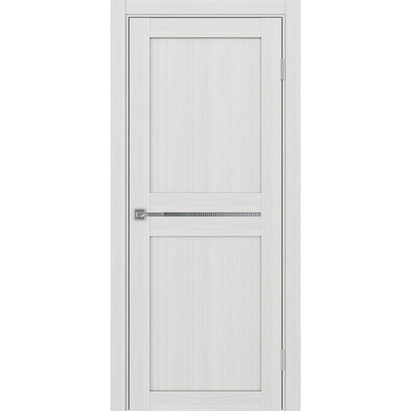 Межкомнатная дверь Турин 520.121, цвет ясень серебристый, заполнение Мору, размер 200*80 см.