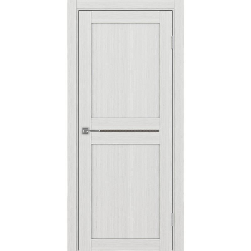 Межкомнатная дверь Турин 520.121, цвет ясень серебристый, заполнение Пунта бронзовое, размер 200*80 см.