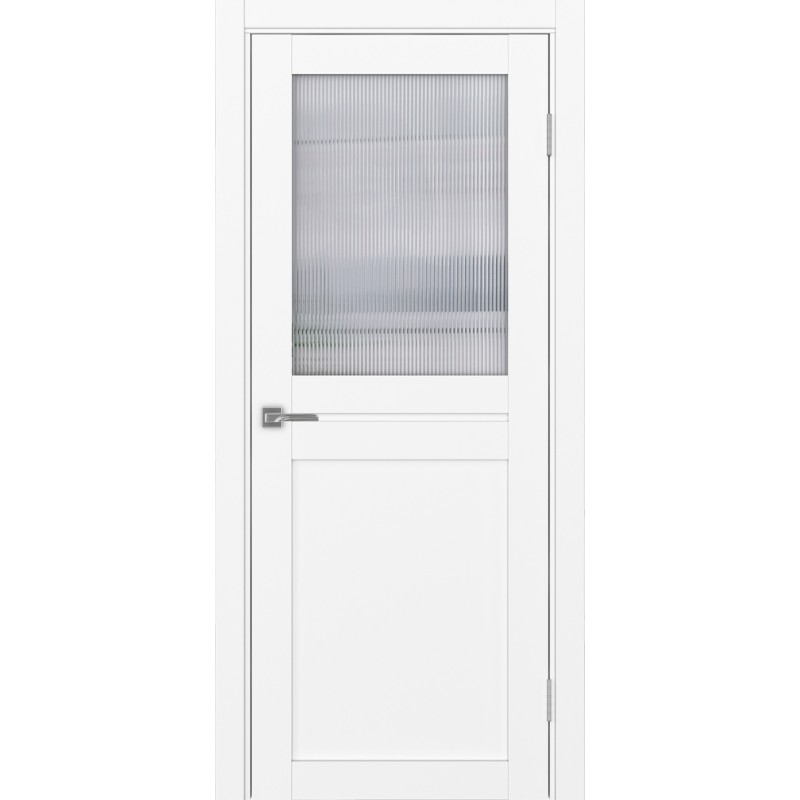 Межкомнатная дверь Турин 520.211, цвет белый снежный, заполнение Мору, размер 200*80 см.