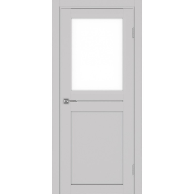Межкомнатная дверь Турин 520.211, цвет пепельный, заполнение LACбелый, размер 200*80 см.