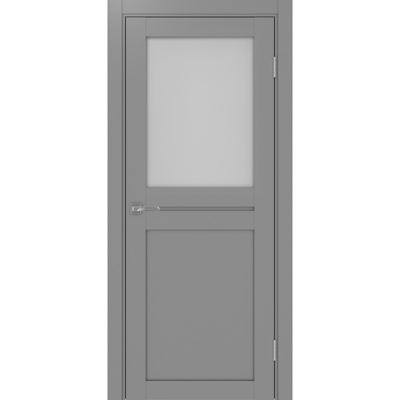 Межкомнатная дверь Турин 520.211, цвет серый, заполнение Мателюкс, размер 200*80 см.