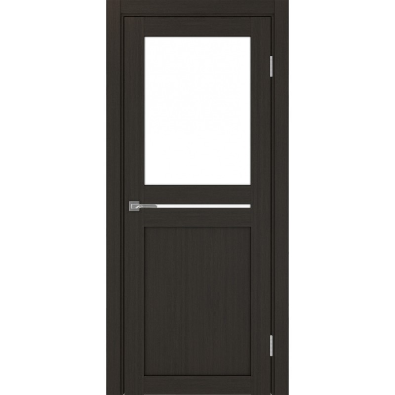 Межкомнатная дверь Турин 520.221, цвет венге FL, заполнение LACбелый, размер 200*80 см.