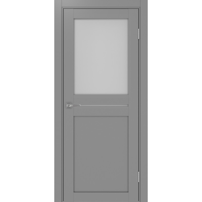 Межкомнатная дверь Турин 520.221, цвет серый, заполнение Мателюкс, размер 200*80 см.