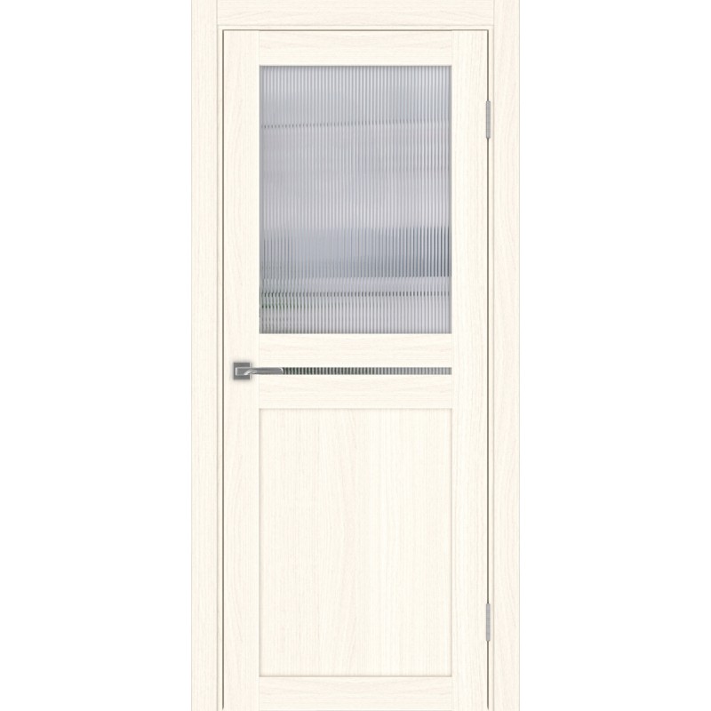Межкомнатная дверь Турин 520.221, цвет ясень светлый, заполнение Мору, размер 200*80 см.