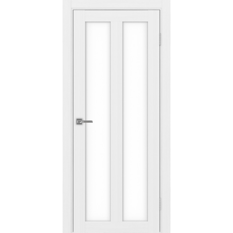 Межкомнатная дверь Турин 521.22, цвет белый лёд, заполнение LACбелый, размер 200*80 см.