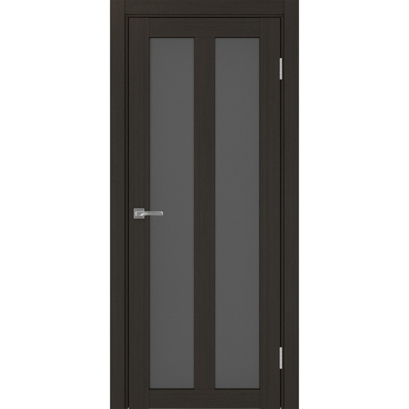 Межкомнатная дверь Турин 521.22, цвет венге FL, заполнение Графит матовое, размер 200*80 см.