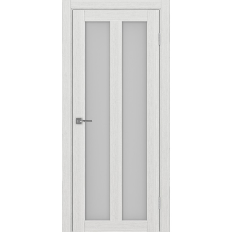 Межкомнатная дверь Турин 521.22, цвет ясень серебристый, заполнение Мателюкс, размер 200*80 см.