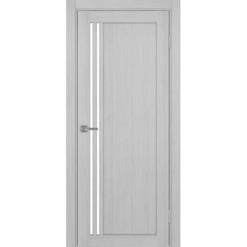 Турин 556.21, цвет Дуб Серый FL стекло LACбелый, размер 80*200 см.