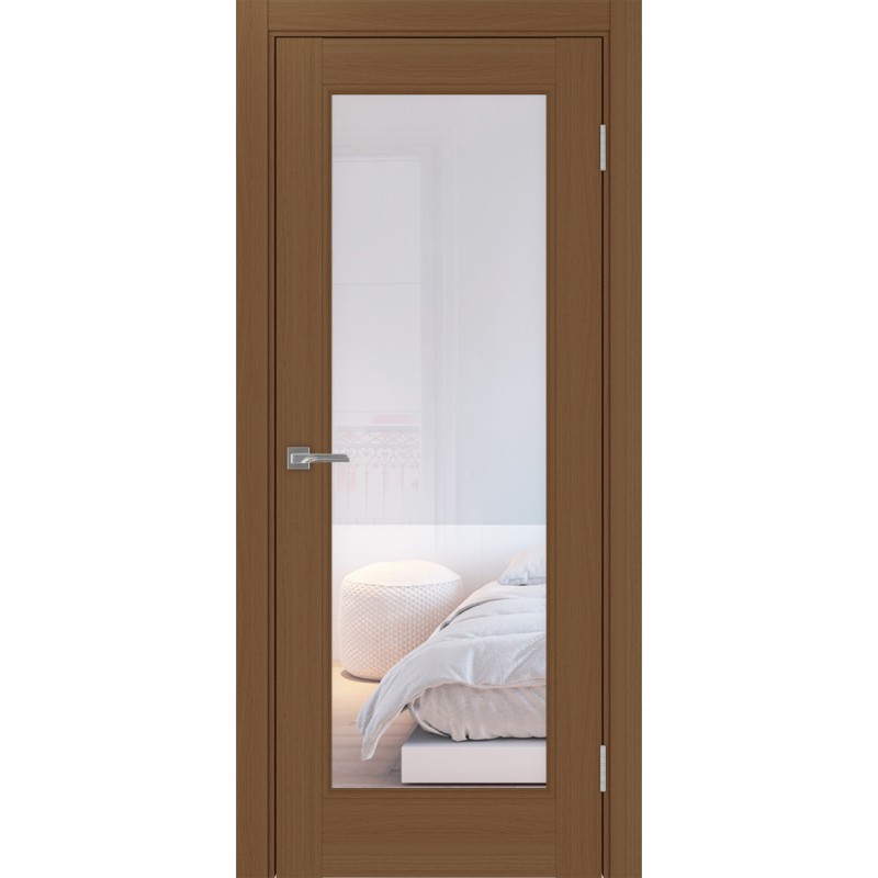 Межкомнатная дверь Турин Neo 501.2, цвет орех NL, заполнение Прозрачное, размер 200*80 см.