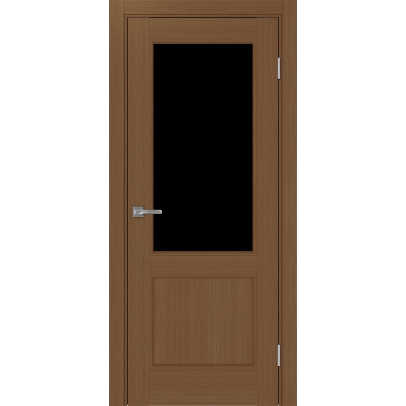 Межкомнатная дверь Турин Neo 502.21, цвет орех NL, заполнение LACчерный, размер 200*80 см.