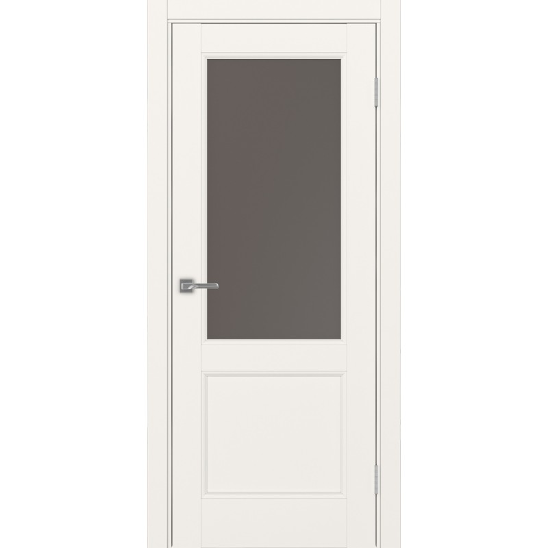 Межкомнатная дверь Турин Neo 502.21, цвет, бежевый, заполнение Бронза матовое, размер 200*80 см.