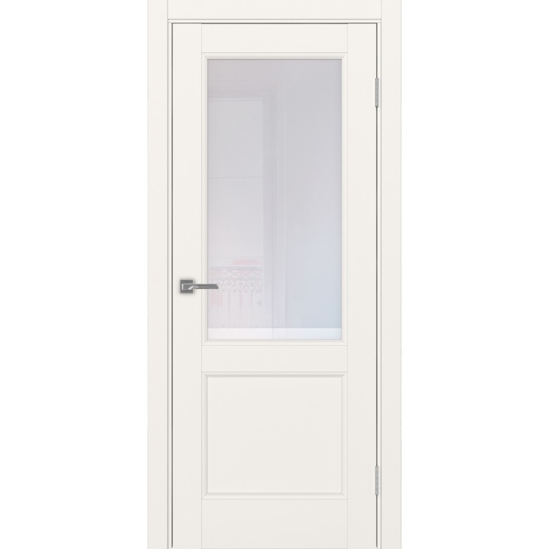 Межкомнатная дверь Турин Neo 502.21, цвет, бежевый, заполнение Прозрачное, размер 200*80 см.