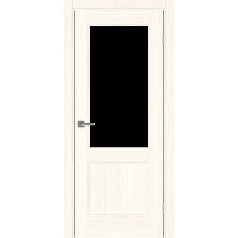 Межкомнатная дверь Турин Neo 502.21, цвет ясень светлый, заполнение LACчерный, размер 200*80 см.