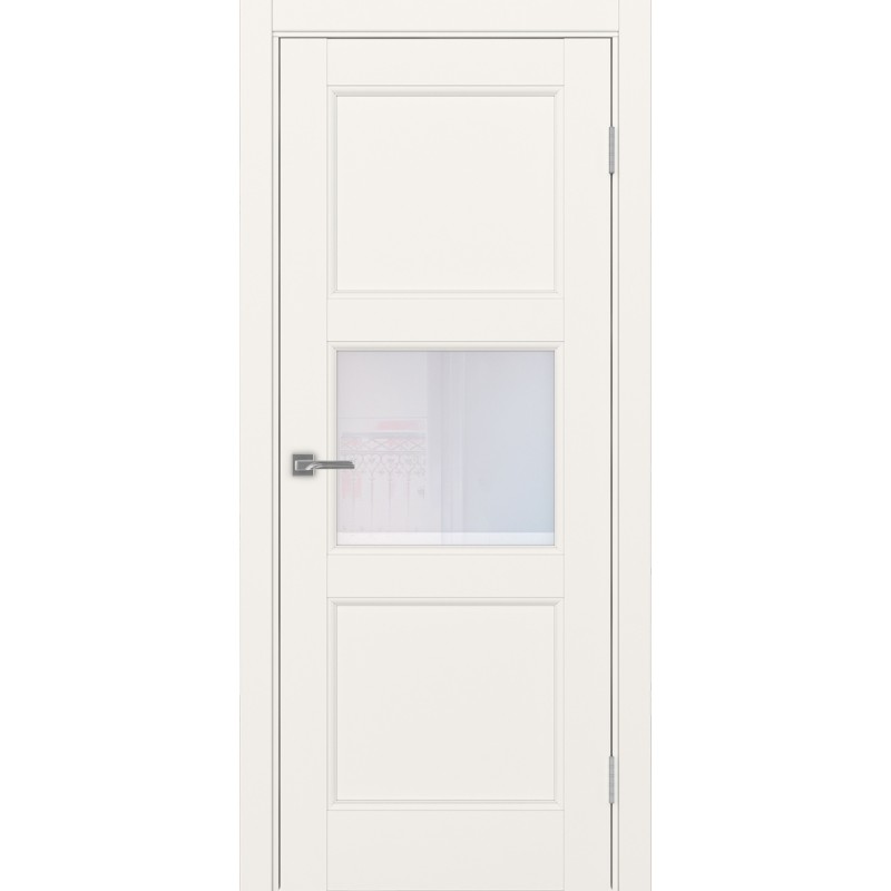 Межкомнатная дверь Турин Neo 530.121, цвет, бежевый, заполнение Прозрачное, размер 200*80 см.