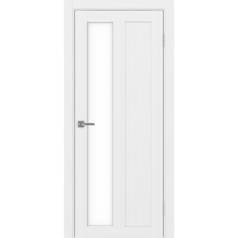 Межкомнатная дверь Турин 521.21, цвет белый лёд, заполнение LACбелый, размер 200*80 см.