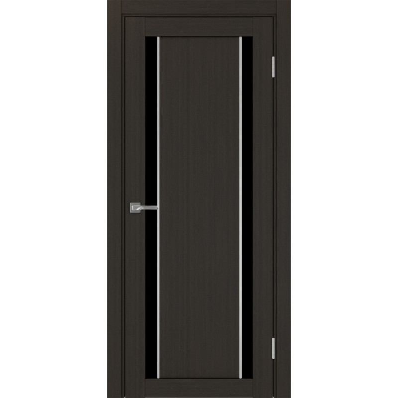 Межкомнатная дверь Турин 522.212 АПП молдинг SC, цвет венге FL, заполнение LACчерный, размер 200*80 см.