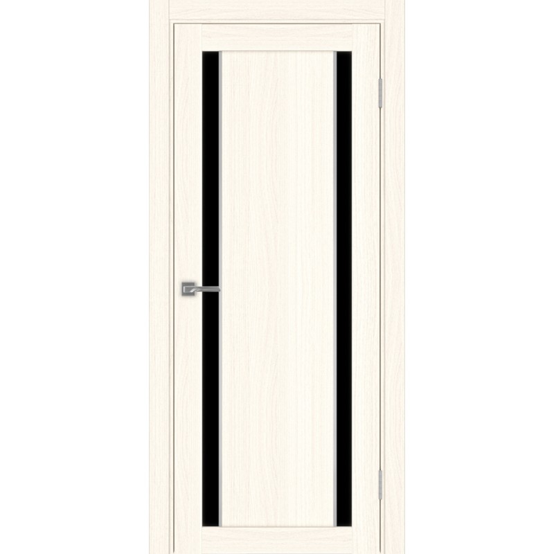 Межкомнатная дверь Турин 522.212 АПП молдинг SC, цвет ясень светлый, заполнение LACчерный, размер 200*80 см.