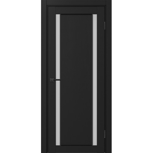 Турин 522АПС.212, цвет Антрацит молдинг алюм.чёрн стекло Мателюкс, размер 80*200 см.