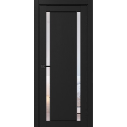 Турин 522АПС.212, цвет Антрацит молдинг алюм.чёрн стекло Прозрачное, размер 80*200 см.