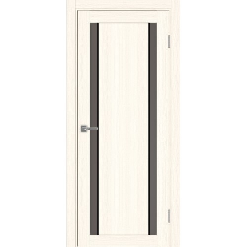 Турин_522АПС.212, цвет Ясень светлый молдинг алюм.чёрн стекло Бронза матовое, размер 80*200 см.