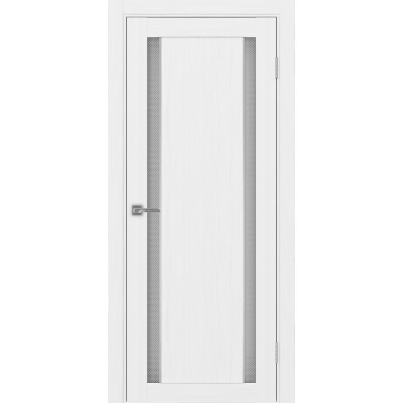 Межкомнатная дверь Турин 522.212 АПС молдинг SC, цвет белый лёд, заполнение Пунта бесцветное, размер 200*80 см.