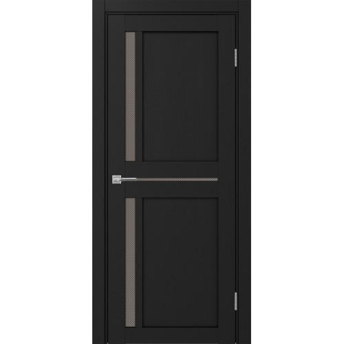 Турин 523.221, цвет Антрацит стекло Пунта бронзовое, размер 80*200 см.