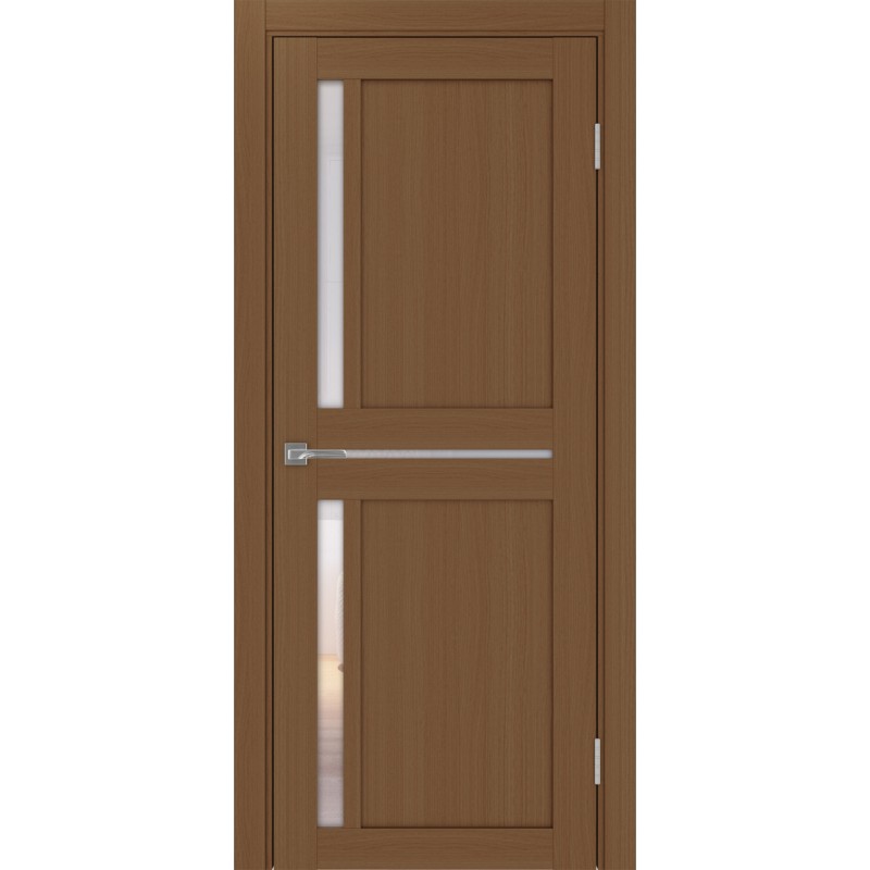 Межкомнатная дверь Турин 523.221, цвет орех NL, заполнение Прозрачное, размер 200*80 см.