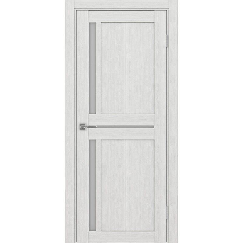 Межкомнатная дверь Турин 523.221, цвет ясень серебристый, заполнение Мателюкс, размер 200*80 см.