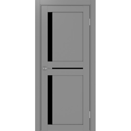 Турин 523.221 АПП молдинг SB, цвет серый, заполнение LACчерный, размер 200*80 см.