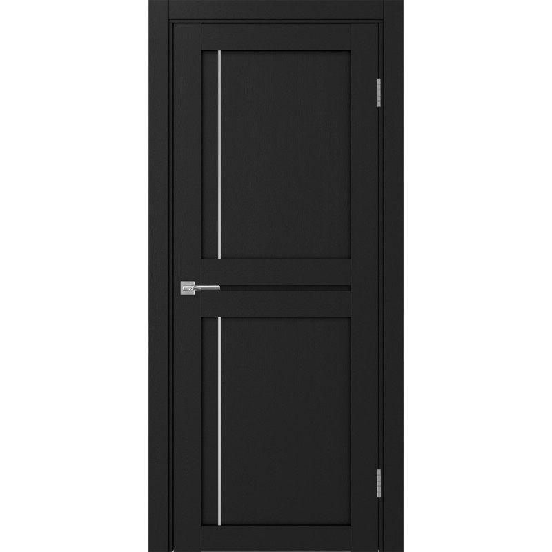 Межкомнатная дверь Турин 523АПП.111, цвет Антрацит молдинг алюм.хром размер 80*200 см.
