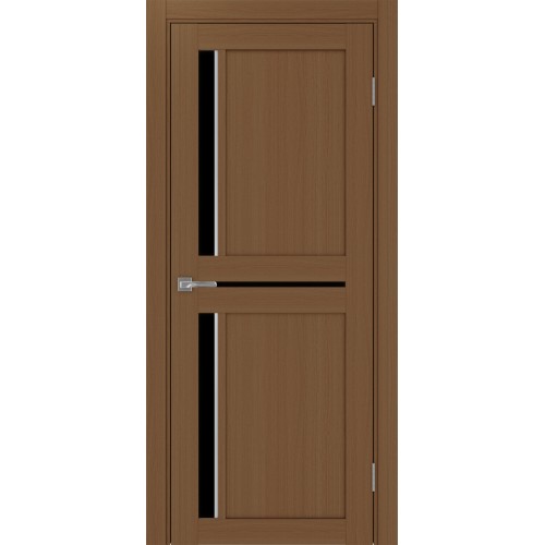 Турин 523.221 АПП молдинг SC, цвет орех NL, заполнение LACчерный, размер 200*80 см.