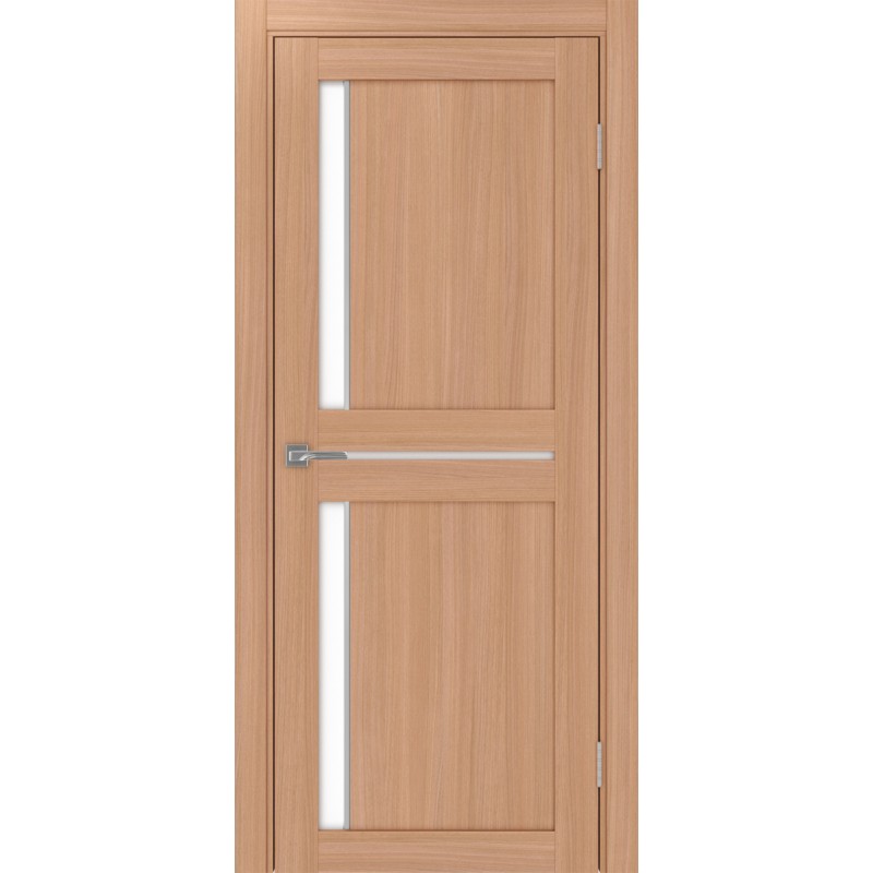 Межкомнатная дверь Турин 523.221 АПП молдинг SC, цвет ясень тёмный, заполнение LACбелый, размер 200*80 см.