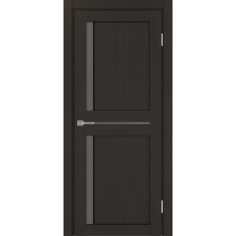 Межкомнатная дверь Турин 523.221 АПС молдинг SB, цвет венге FL, заполнение Бронза матовое, размер 200*80 см.