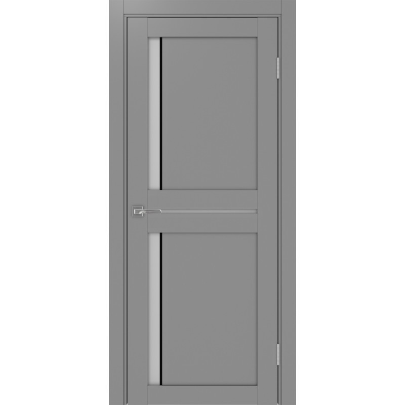 Межкомнатная дверь Турин 523.221 АПС молдинг SB, цвет серый, заполнение Мателюкс, размер 200*80 см.