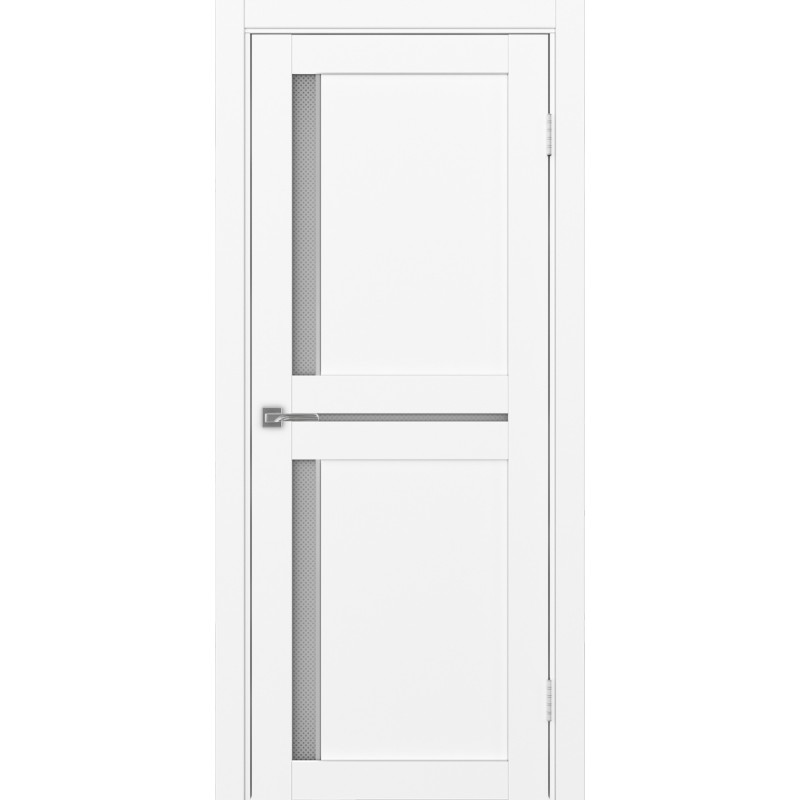 Межкомнатная дверь Турин 523.221 АПС молдинг SC, цвет белый снежный, заполнение Пунта бесцветное, размер 200*80 см.