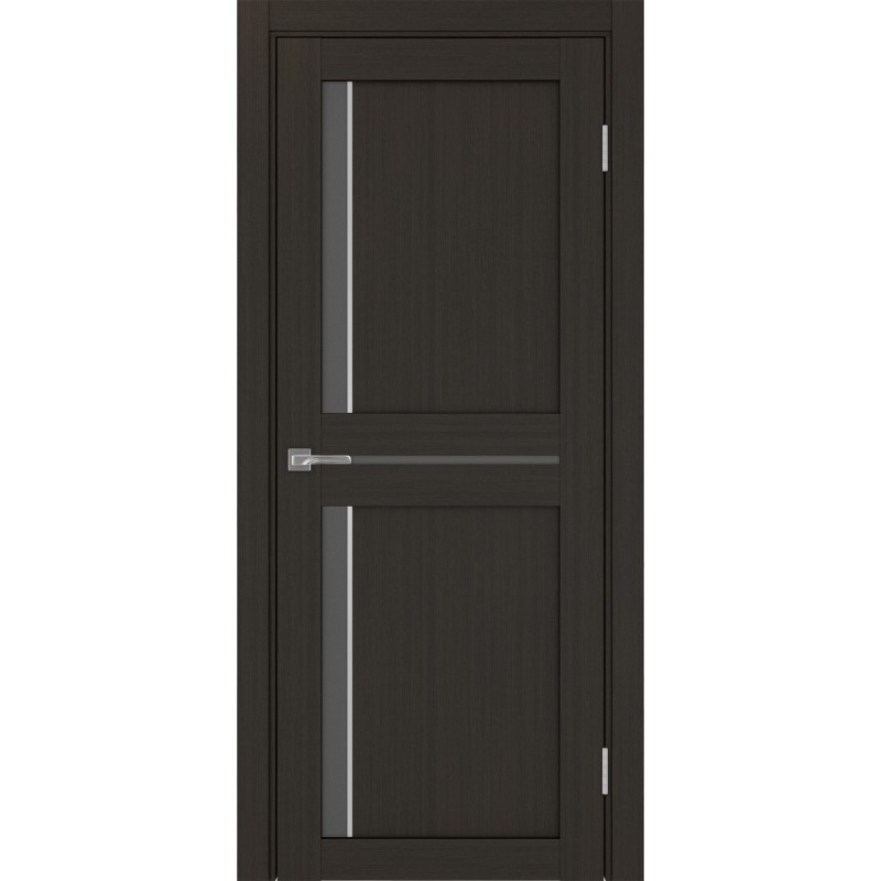 Межкомнатная дверь Турин 523.221 АПС молдинг SC, цвет венге FL, заполнение Графит матовое, размер 200*80 см.