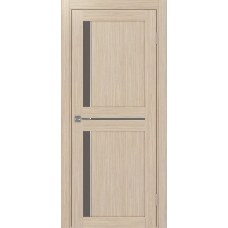 Межкомнатная дверь Турин 523.221 АПС молдинг SC, цвет дуб беленый FL, заполнение Бронза матовое, размер 200*80 см.