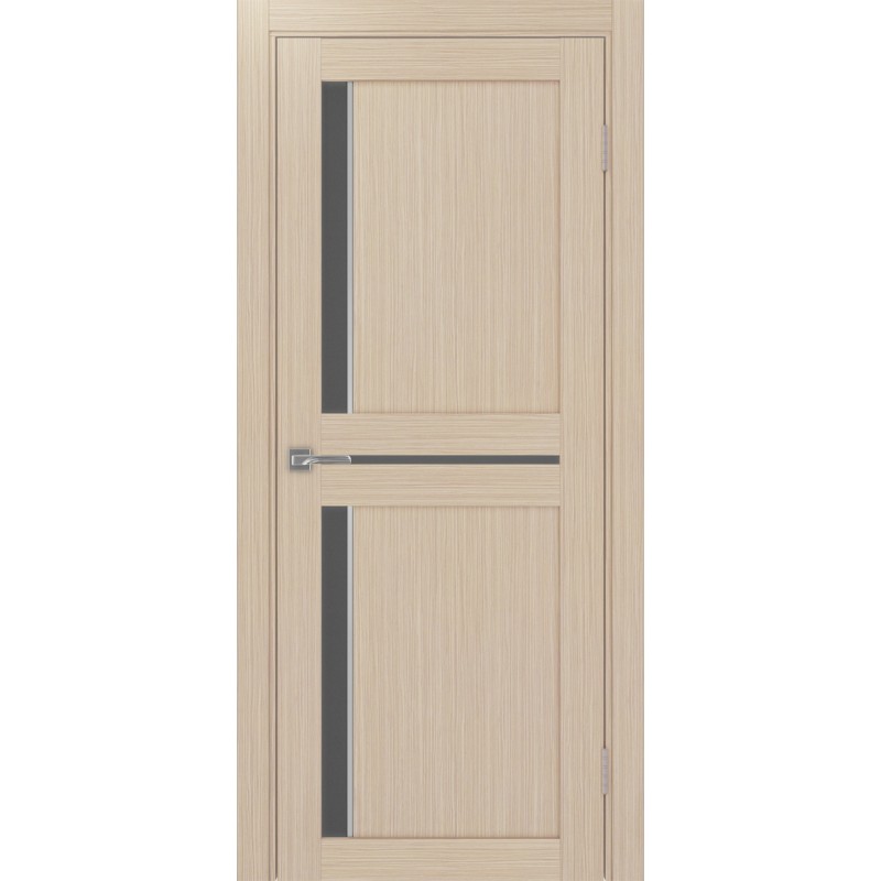 Межкомнатная дверь Турин 523.221 АПС молдинг SC, цвет дуб беленый FL, заполнение Графит матовое, размер 200*80 см.