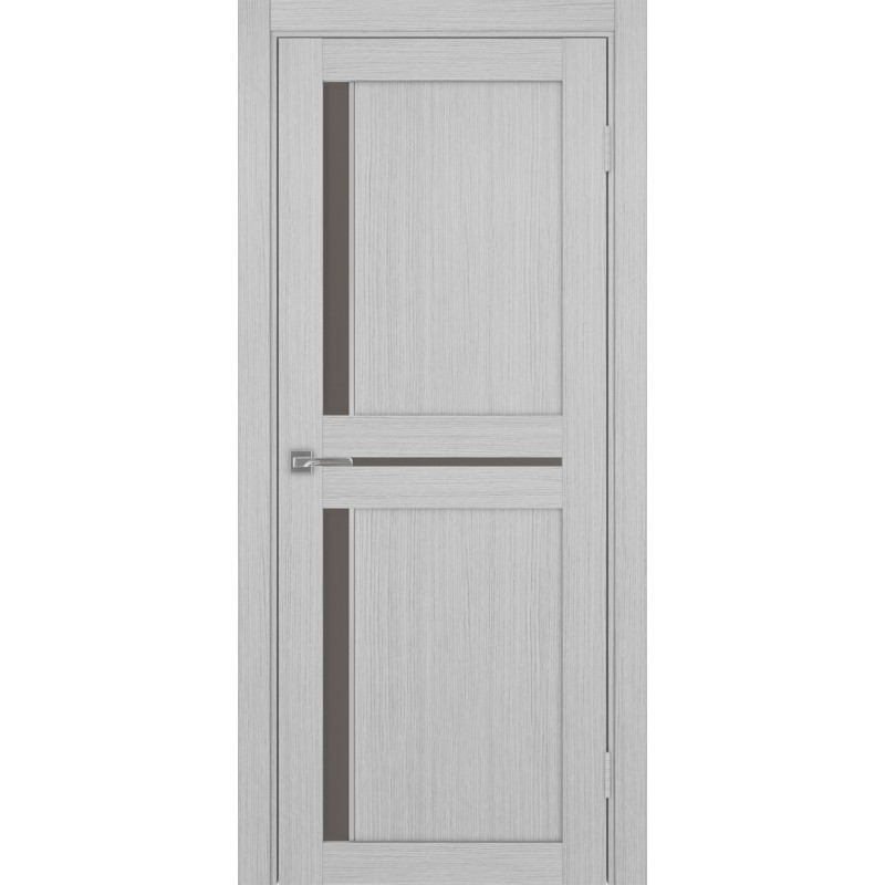 Межкомнатная дверь Турин 523.221 АПС молдинг SC, цвет дуб серый FL, заполнение Бронза матовое, размер 200*80 см.