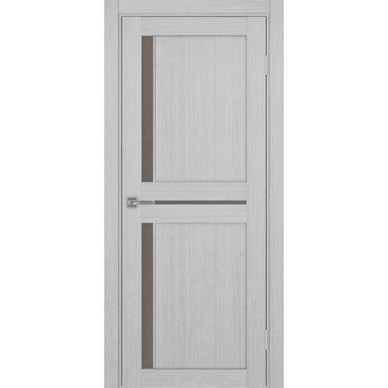 Межкомнатная дверь Турин 523.221 АПС молдинг SC, цвет дуб серый FL, заполнение Пунта бронзовое, размер 200*80 см.