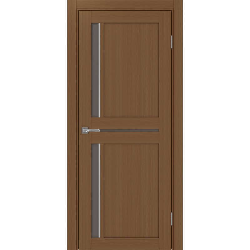 Межкомнатная дверь Турин 523.221 АПС молдинг SC, цвет орех NL, заполнение Бронза матовое, размер 200*80 см.