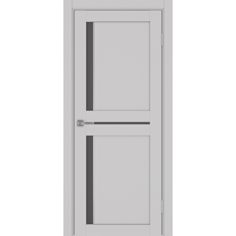 Межкомнатная дверь Турин 523.221 АПС молдинг SC, цвет пепельный, заполнение Графит матовое, размер 200*80 см.